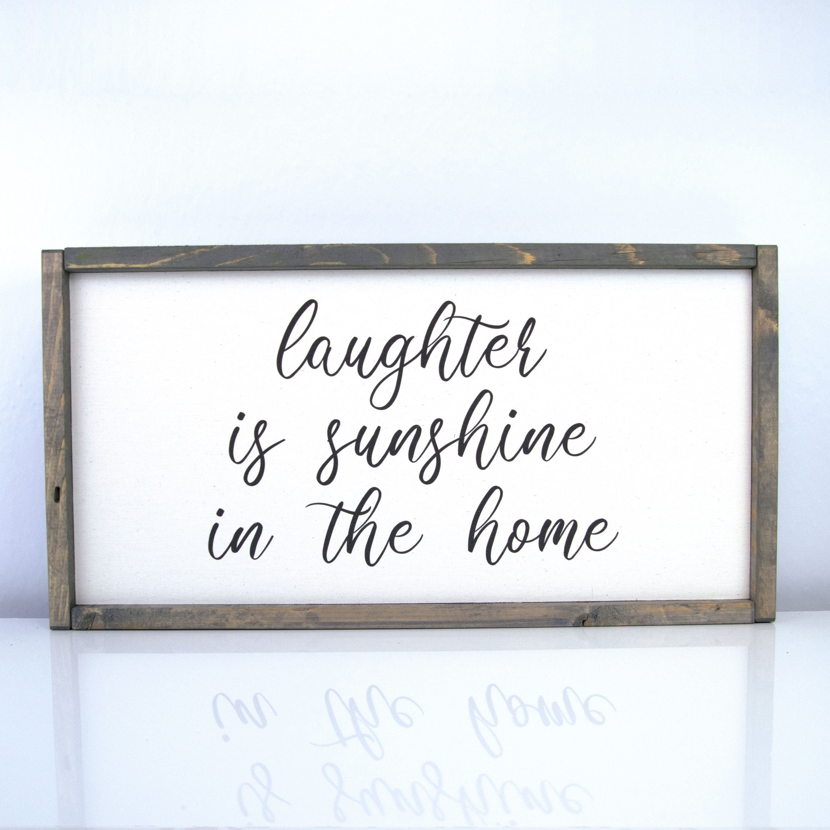 Laughter is Sunshine | 10 x 20 Vintage
