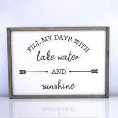 Fill My Days | 14 x 20 Vintage