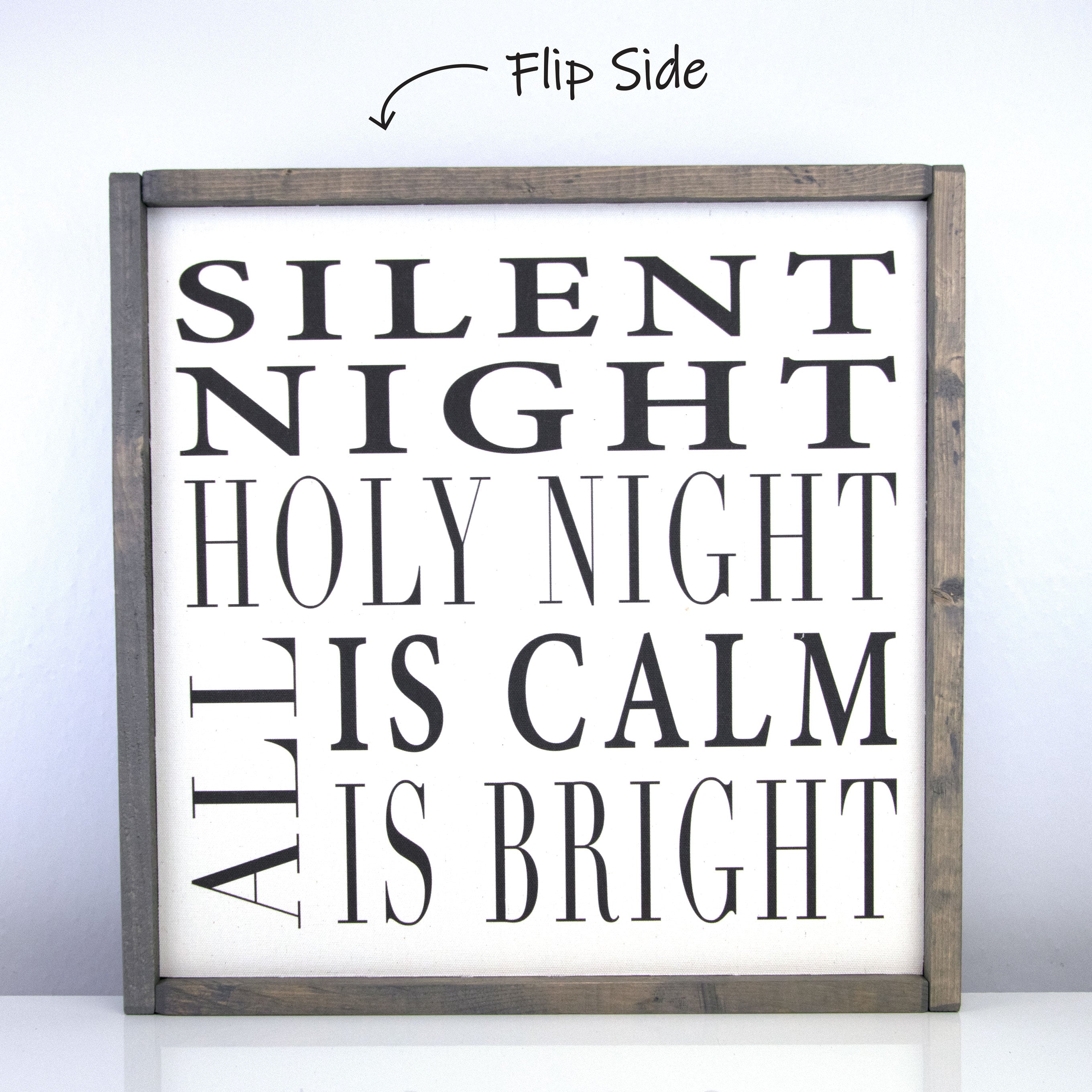 Gratitude Enough | 16 x 16 Vintage