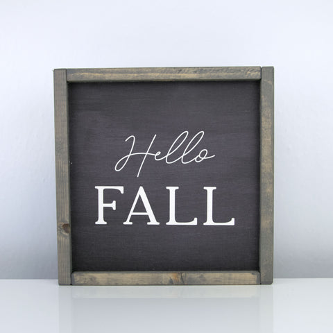 Hello Fall | 10 x 10 Midnight