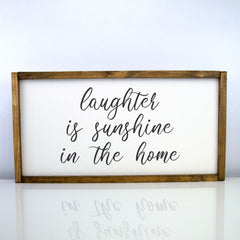 Laughter is Sunshine | 10 x 20 Classic