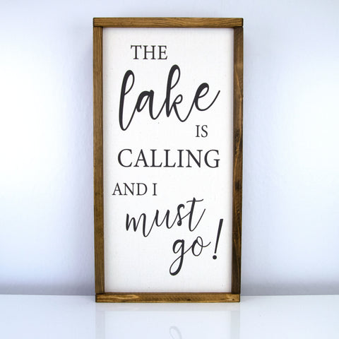 The Lake Is Calling | 10 x 20 Classic