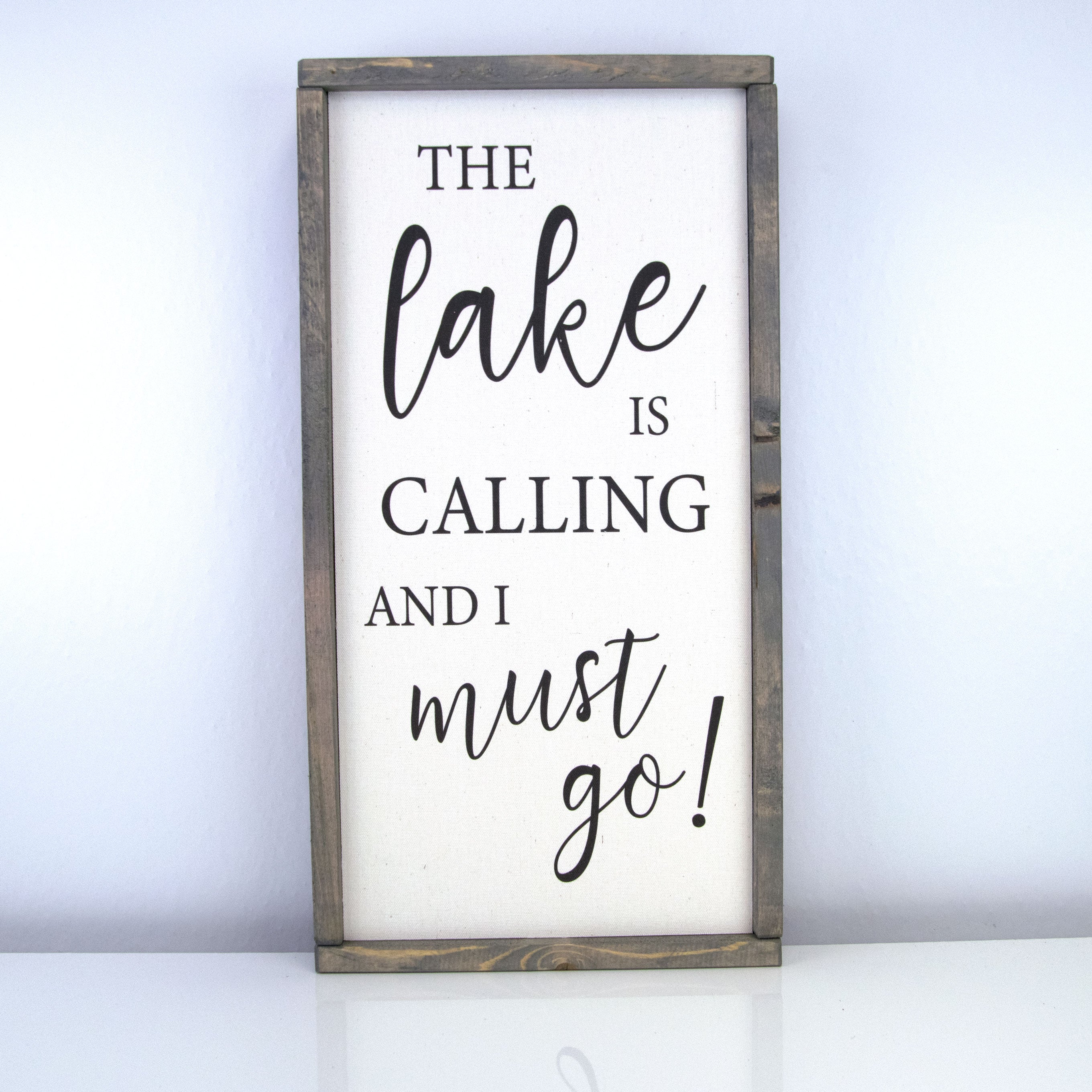 The Lake Is Calling | 10 x 20 Vintage