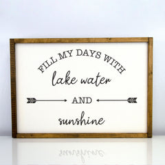 Fill My Days | 14 x 20 Classic