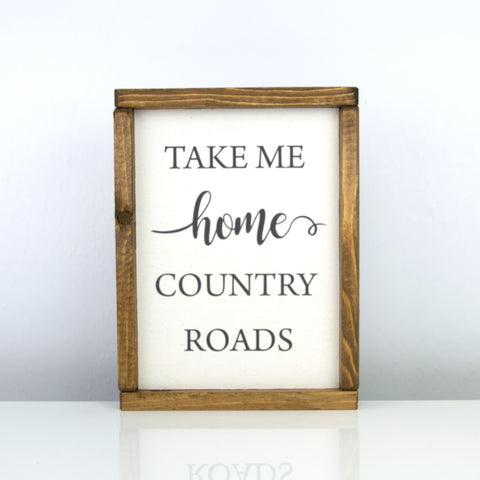 Country Roads | 8 x 10 Classic