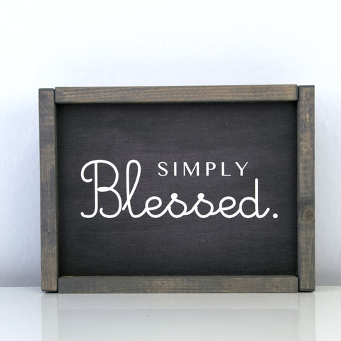 Simply Blessed | 8 x 10 Midnight