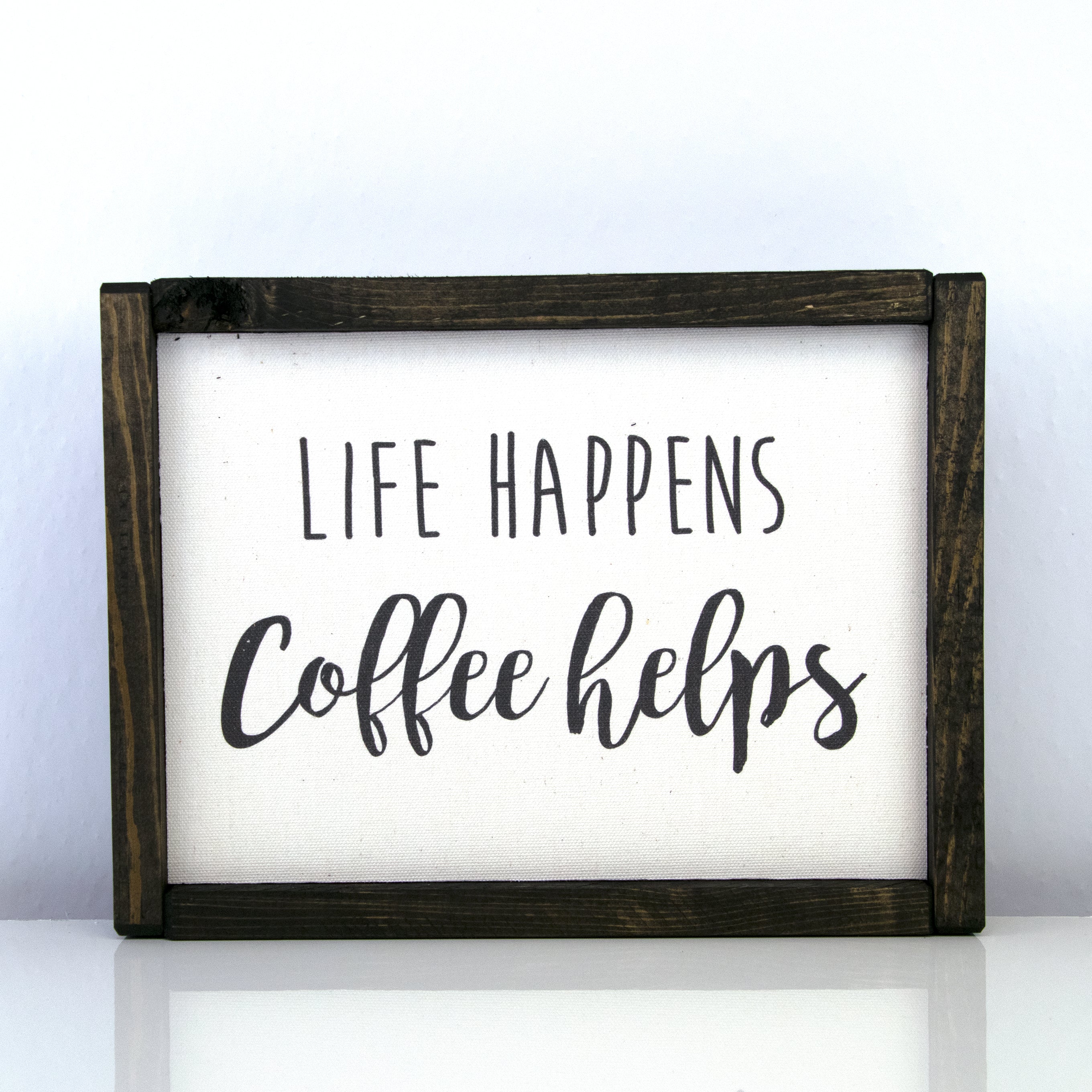 Life Happens Coffee Helps | 8 x 10 Modern