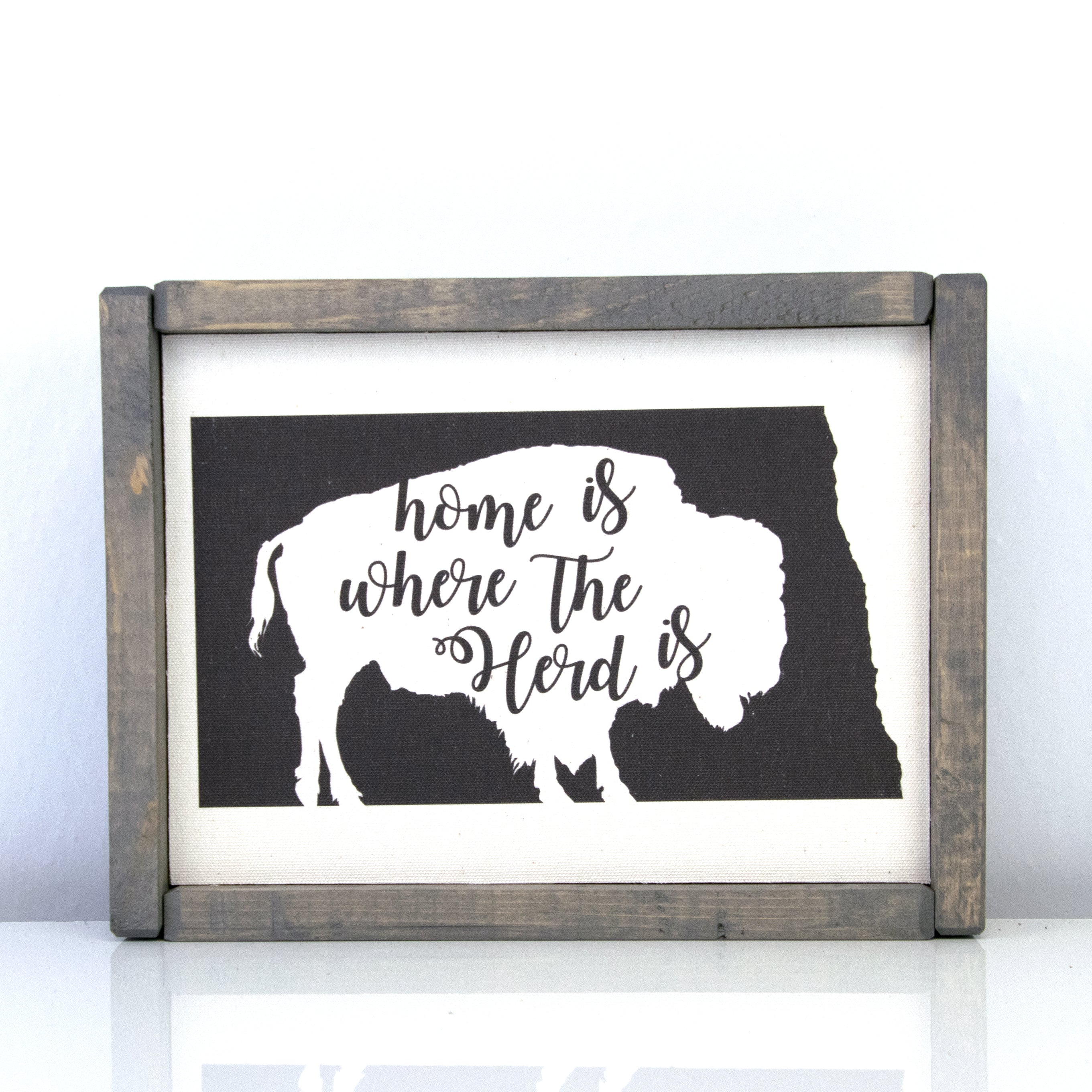 Home Is Where Our Herd Is | 8 x 10 Vintage