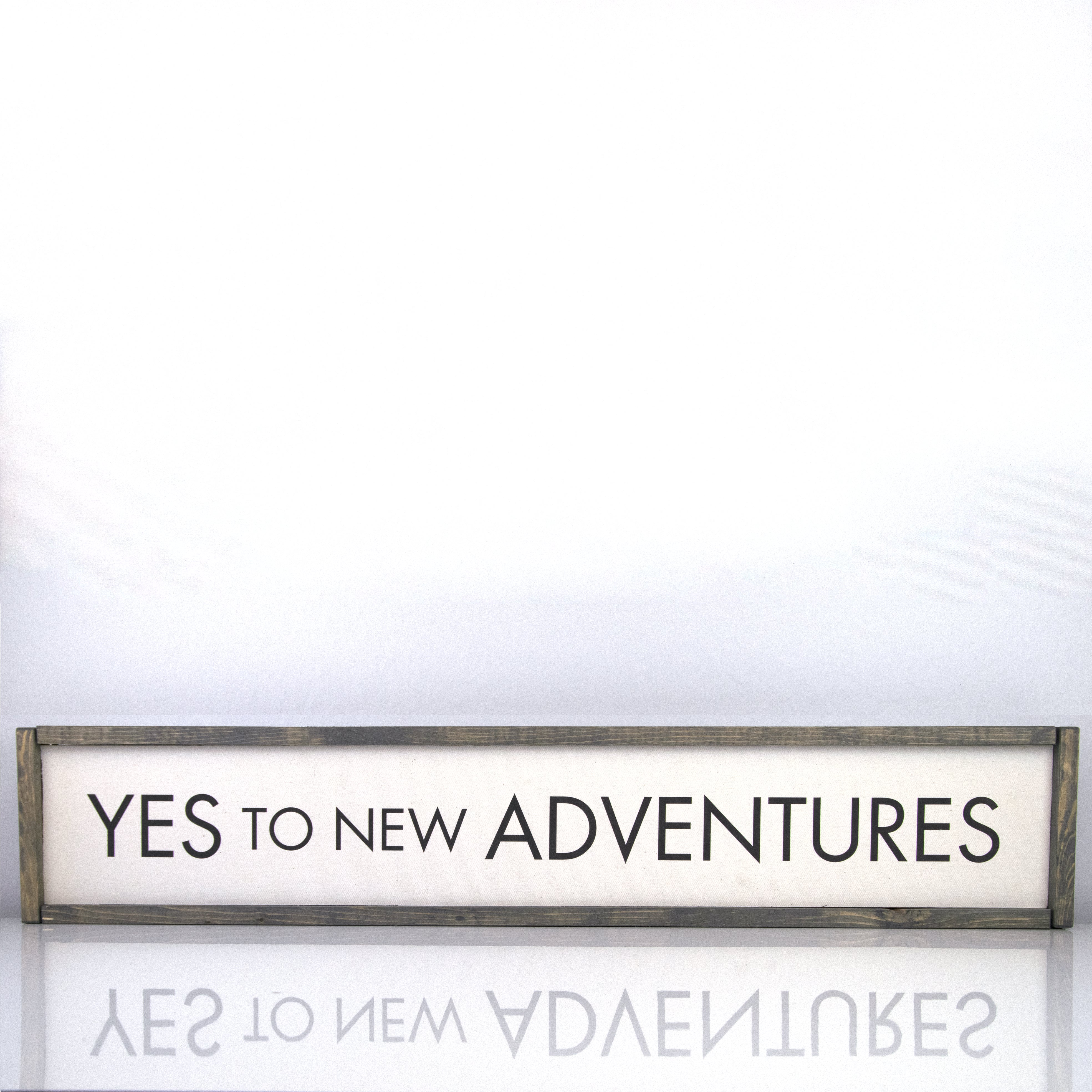 Yes To New Adventures | 7 x 36 Vintage