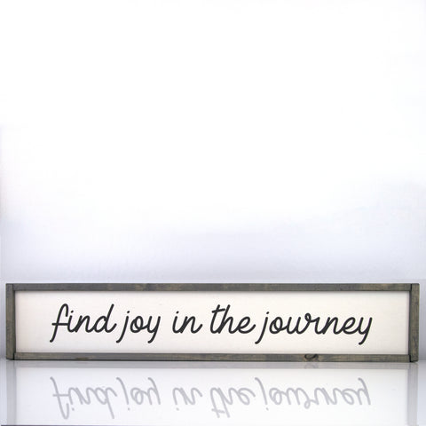Find Joy In The Journey | 7 x 36 Vintage